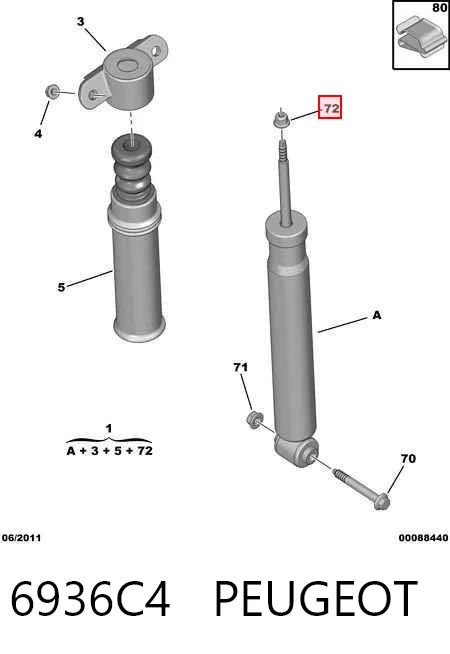 Tornillo (tuerca) de sujeción N10272302 Bentley