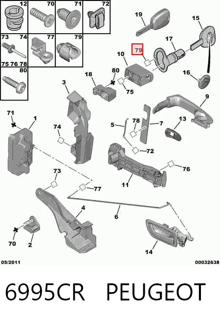 6995CR Peugeot/Citroen