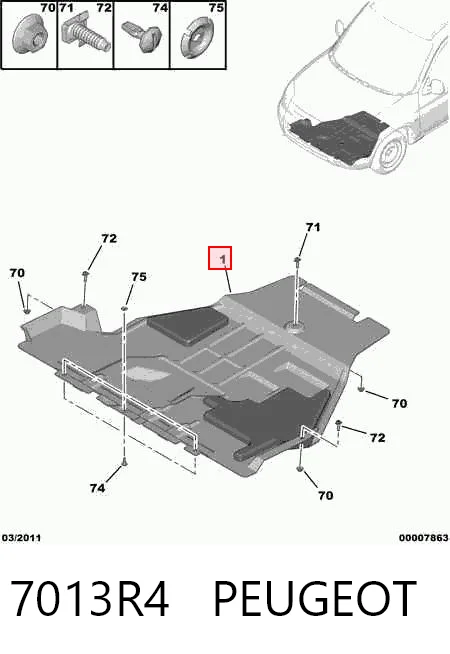 Protección motor / empotramiento 312005 Florimex