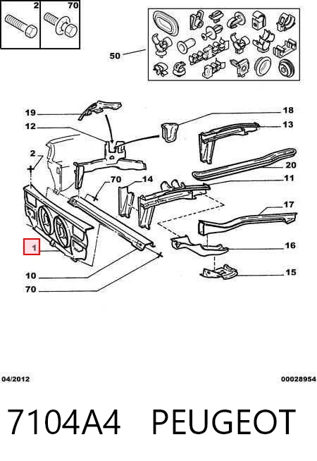 Comprar Panel de soporte del radiador y montaje de faros Peugeot 405 I 15E a bajo precio