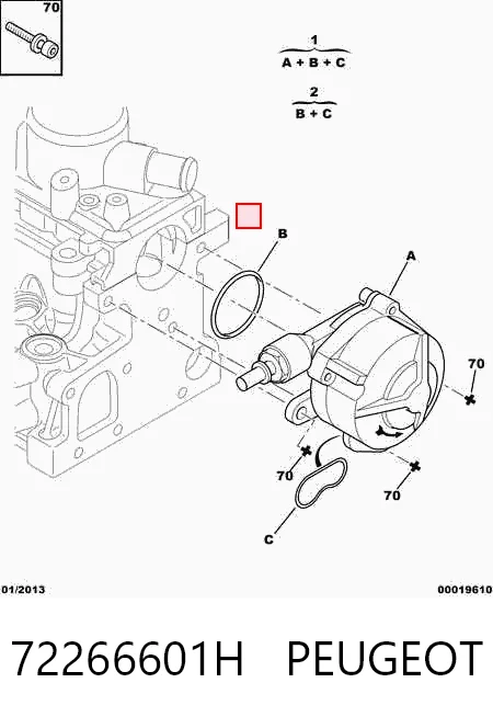 Comprar 1813086CT0 Suzuki Bomba de vacío