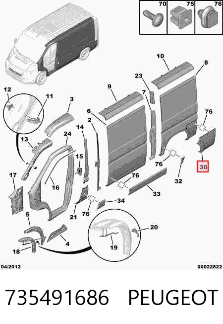 735491686 Peugeot/Citroen