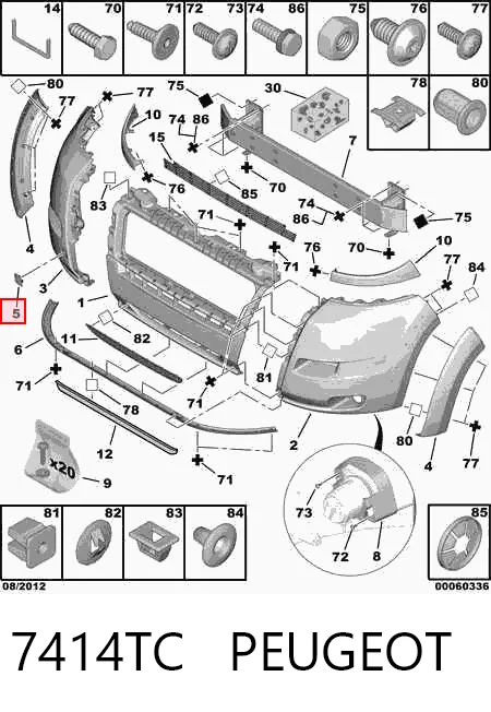 Comprar Tapa del enganche de remolcado delantera Fiat Ducato III 250