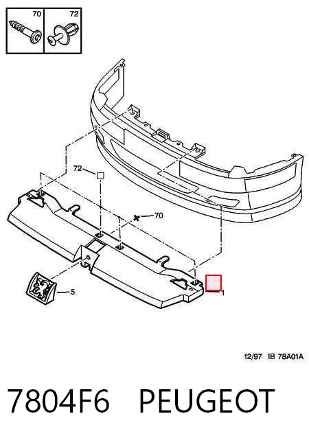 Comprar Parrilla del radiador Peugeot 406  8E, F a bajo precio