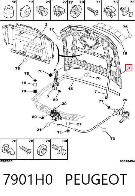 Comprar Capó Peugeot 406  8B a bajo precio