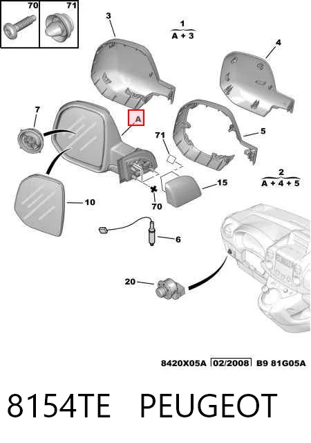 8154TE Peugeot/Citroen