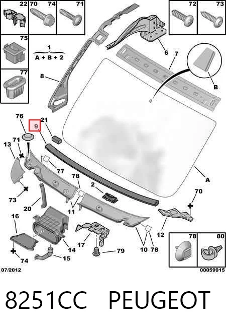 Comprar Junta del parabrisas Peugeot Boxer 250 a bajo precio