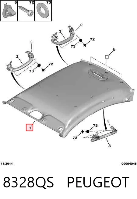 Comprar Guarnecido de techo Peugeot 607 9D, 9U a bajo precio