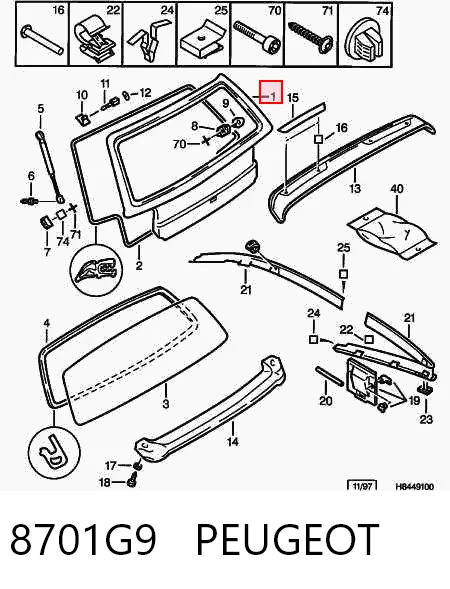 Comprar Puerta trasera del maletero (portón trasero) Citroen ZX  N2 a bajo precio