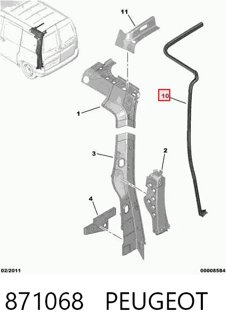 871068 Peugeot/Citroen