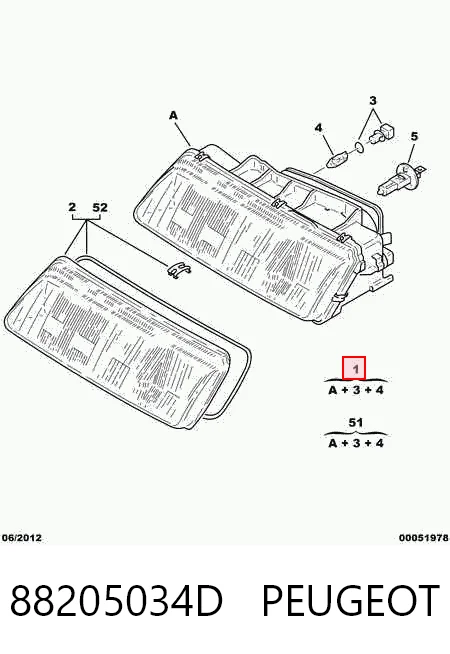 Comprar Faro derecho Citroen ZX  N2