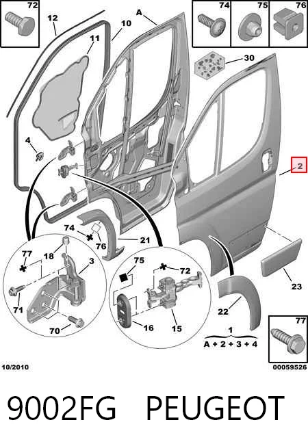 Comprar Puerta delantera izquierda Fiat Ducato III 250