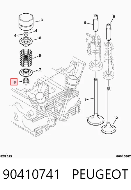 11341736916 BMW Empaquetadura De Aceite De Valvula