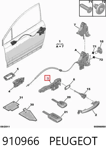 910966 Peugeot/Citroen