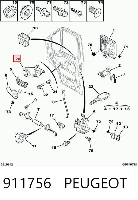 911756 Peugeot/Citroen