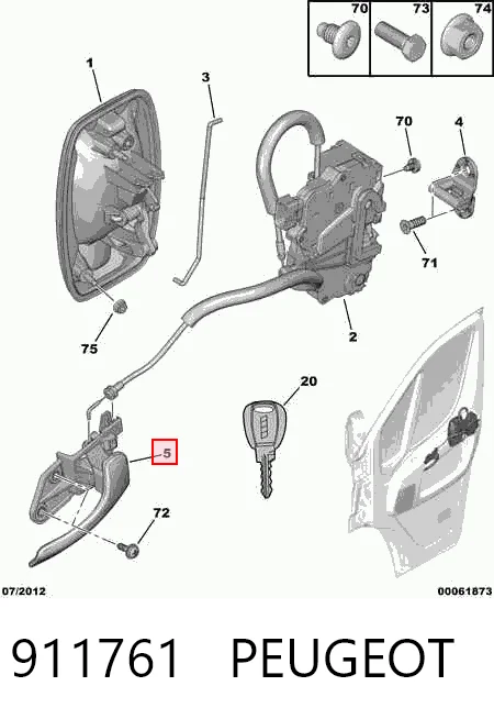 911761 Peugeot/Citroen