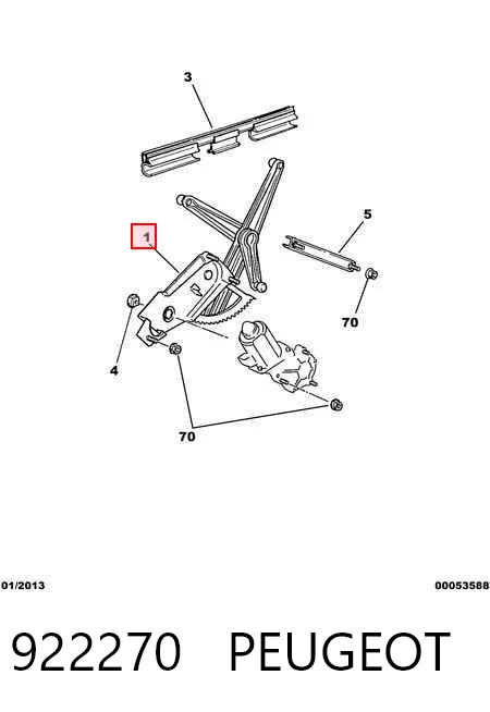 Mecanismo de elevalunas delantero derecha Peugeot 205 I desde 52,27 €