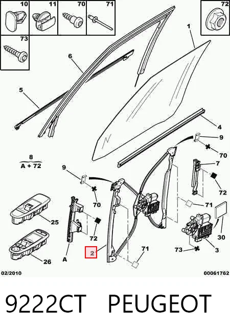 Mecanismo de elevalunas Citroen C4  monovolumen comprar en España