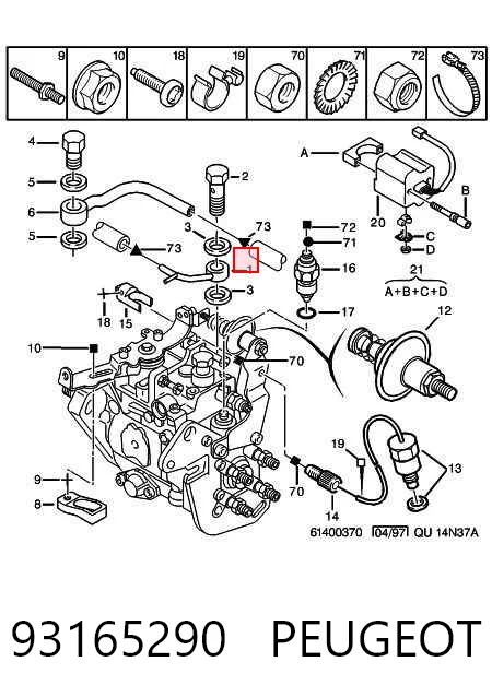 93165290 Peugeot/Citroen