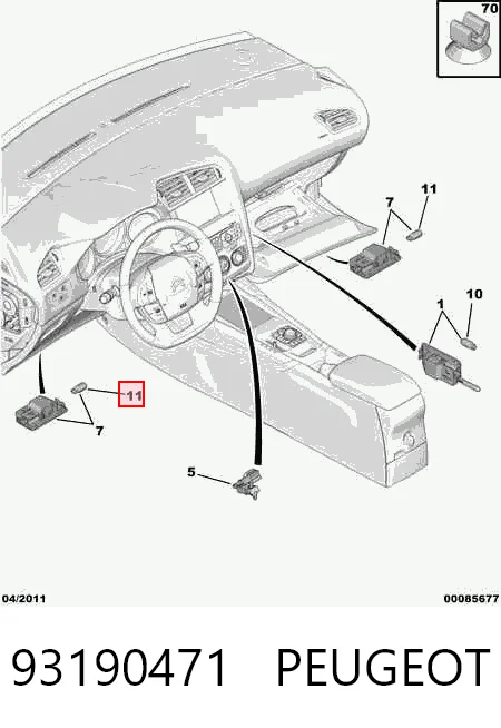 93190471 Peugeot/Citroen