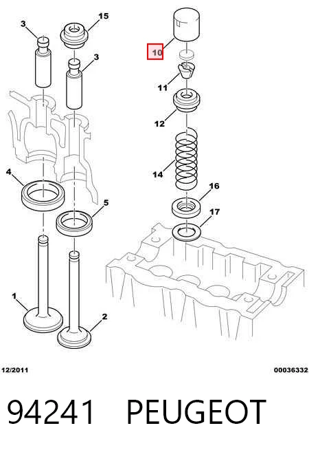 Taqués de motor para Toyota Corolla  E11