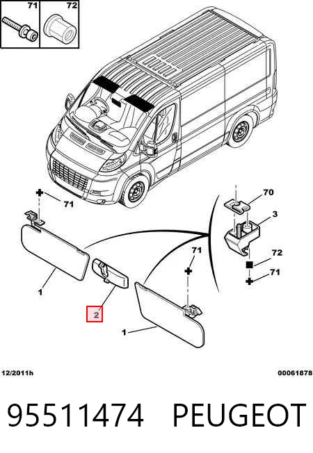 Comprar Espejo interior Fiat Ducato III 250