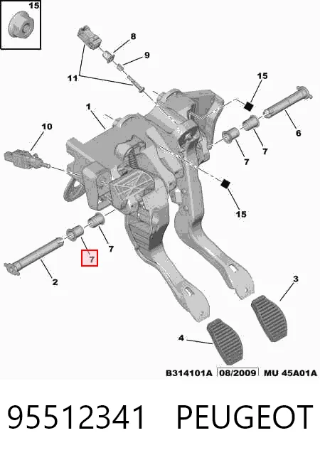 95512341 Peugeot/Citroen
