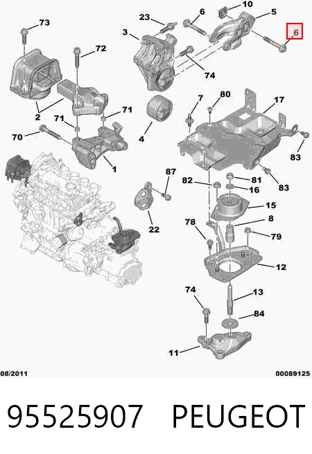 95525907 Peugeot/Citroen
