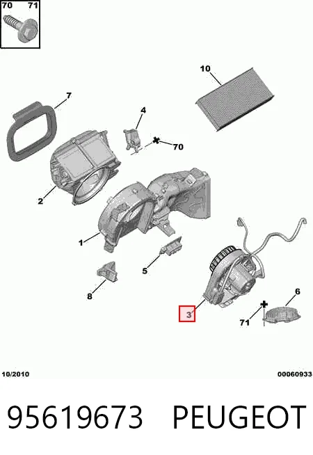 Ventilador interior Fiat Scudo 