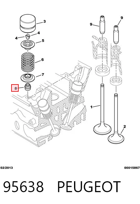 Comprar 11341736916 BMW Sello De Aceite De Valvula (Rascador De Aceite) Entrada/Salida