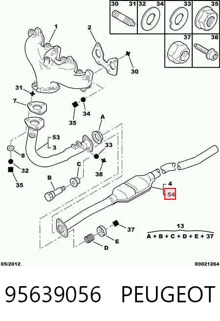 95639056 Peugeot/Citroen