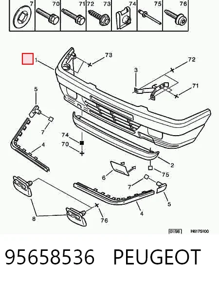 Comprar Paragolpes Citroen ZX  N2