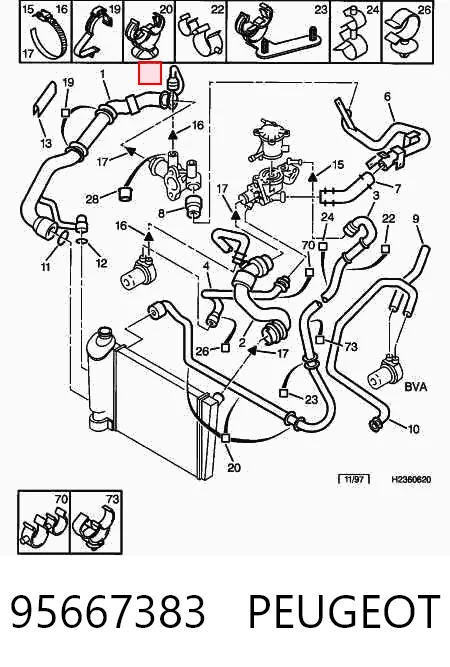 95667383 Peugeot/Citroen