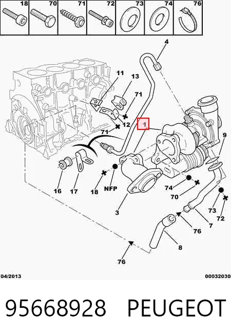 95668928 Peugeot/Citroen