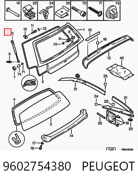Comprar Amortiguador de puerta trasera ZX  N2