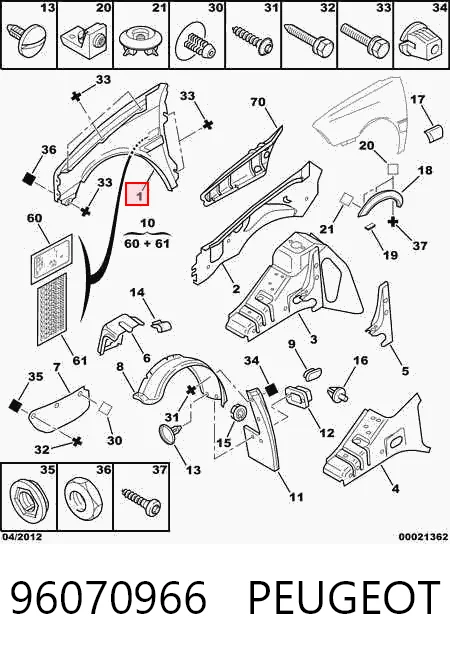 Aleta delantera izquierda Citroen AX hatchback (ZA) (1986 - 1998) precio, desde 81,31 EUR