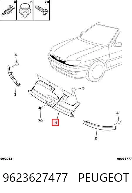 Comprar Parrilla Peugeot 306  7A