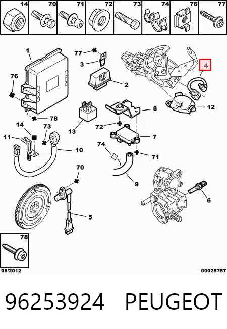  Sensor de temperatura del aire de admisión Fiat Ducato 2
