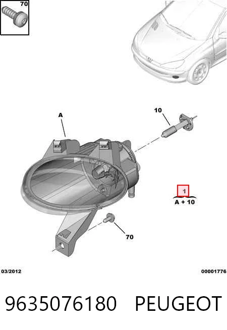 Faro antiniebla izquierdo Fiat/Alfa/Lancia 6002001917 precio, desde 31,94 EUR