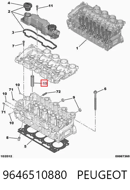 Kit de reparación de inyectores Fiesta VI hatchback (2008-2016) original desde 7,24 €