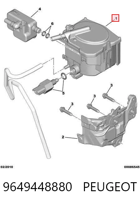 9649448880 Peugeot/Citroen Filtro de gasolina