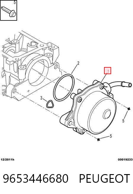  Bomba de vacío Mazda 2 1