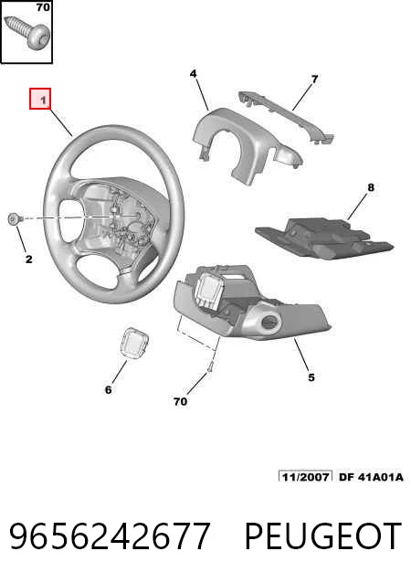 Volante para Peugeot 407 SW 6E