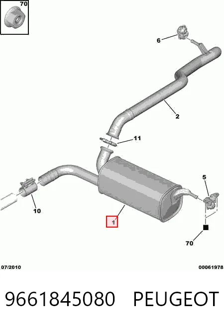 9661845080 Peugeot/Citroen