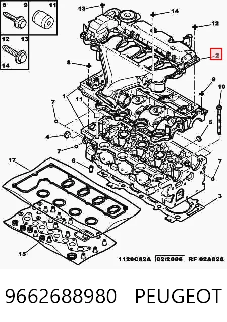 9662688980 Peugeot/Citroen