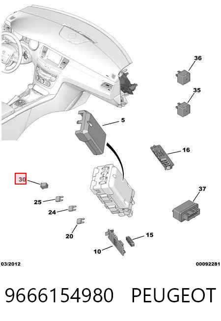 9666154980 Peugeot/Citroen