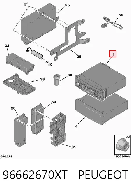 Comprar Radio Citroen C4 GRAND PICASSO I UA