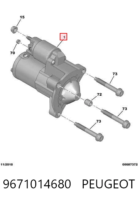 9671014680 Peugeot/Citroen Arranque motores