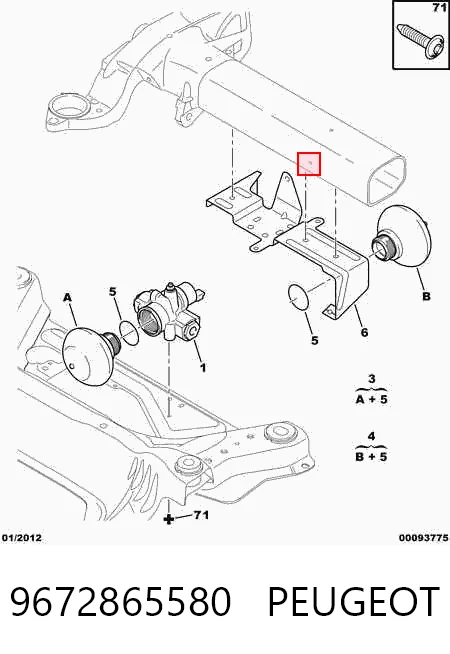 9672865580 Peugeot/Citroen Compresor climatizador