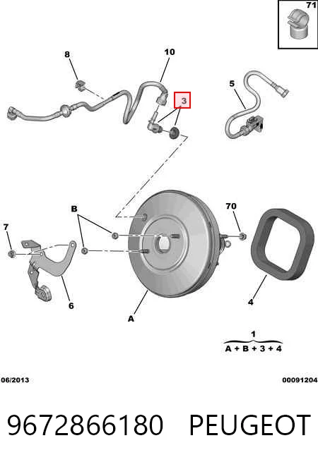  Servofreno Citroen C4 